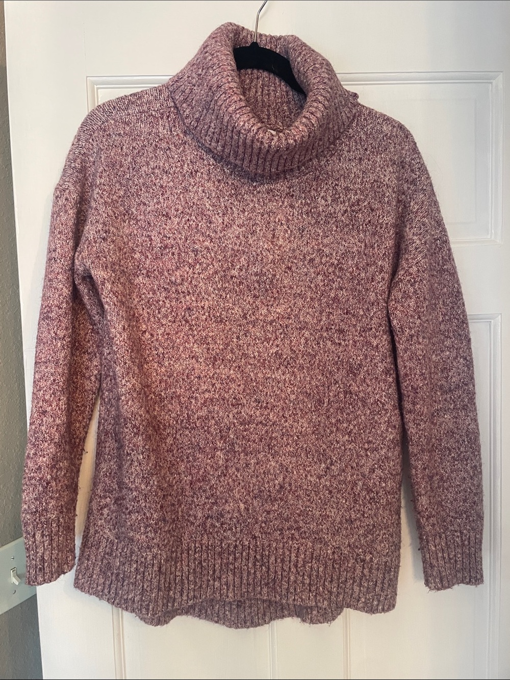 Old Navy Marled Rose Cowl Neck Sweater